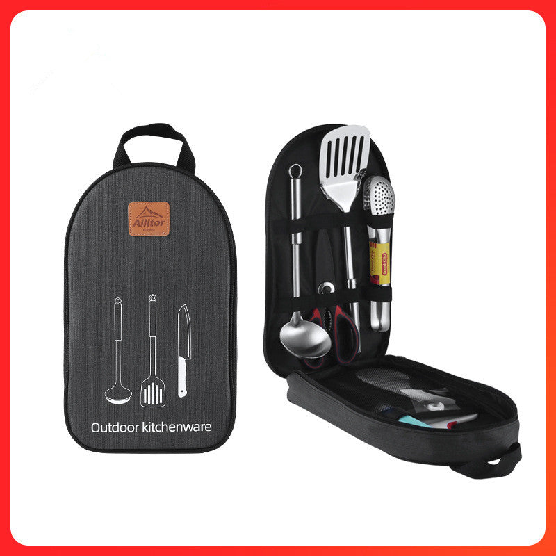 Bolsa de Almacenamiento para Picnic al Aire Libre con Set de Cocina BBQ