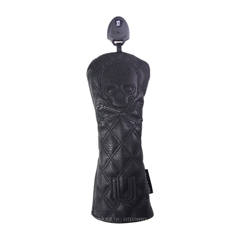 Fundas para Cabezas de Palos de Golf en Cuero PU Negro
