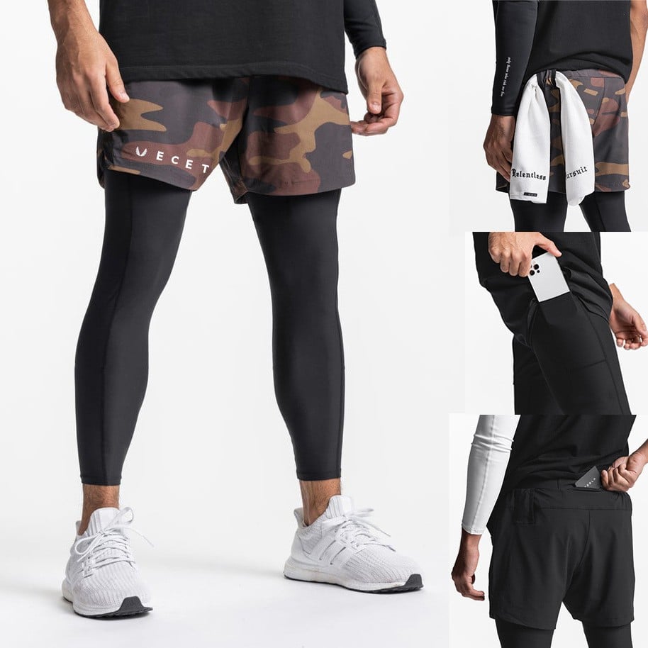 Summer Fitness Shorts - Elastic and Breathable Design