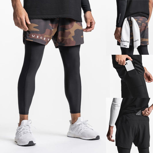 Summer Fitness Shorts - Elastic and Breathable Design