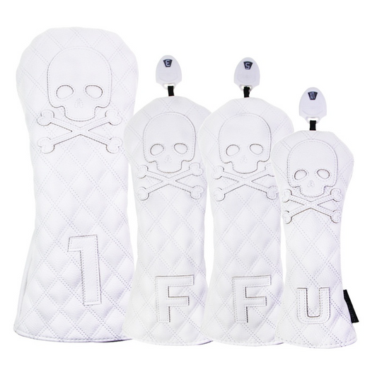 Fundas para Cabezas de Palos de Golf en Cuero PU Negro